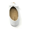 thumbnail image 5 of Victoria K Women's Diamond Cut Out With Embossed Bow Ballerina Flats, 5 of 5