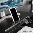 thumbnail image 4 of VIVO Black Height Adjustable Standing Desk Monitor Riser Tabletop Sit to Stand, 4 of 9