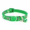 thumbnail image 2 of SPRING PARK Pet Dog Collar with Bell Adjustable Paws Pattern Polyester Dog Collar Durable for Dogs, Cats, Puppies, 2 of 7