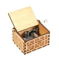 thumbnail image 1 of Amdohai Wood Music Box Mini Vintage Engraved Hand-Operated Musical Box Birthday Christmas Valentine's Day Exquisite Gift, 1 of 9