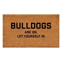 Calloway Mills 111771729 Bulldogs are on let yourself in Doormat 17" x 29"