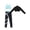 Light Blue, variant on iiniim Kids Girls 3Piece Yoga Dance Gymnastics Tracksuit Long Sleeve Crop Top Sports Bra and Leggings Sportwear Set