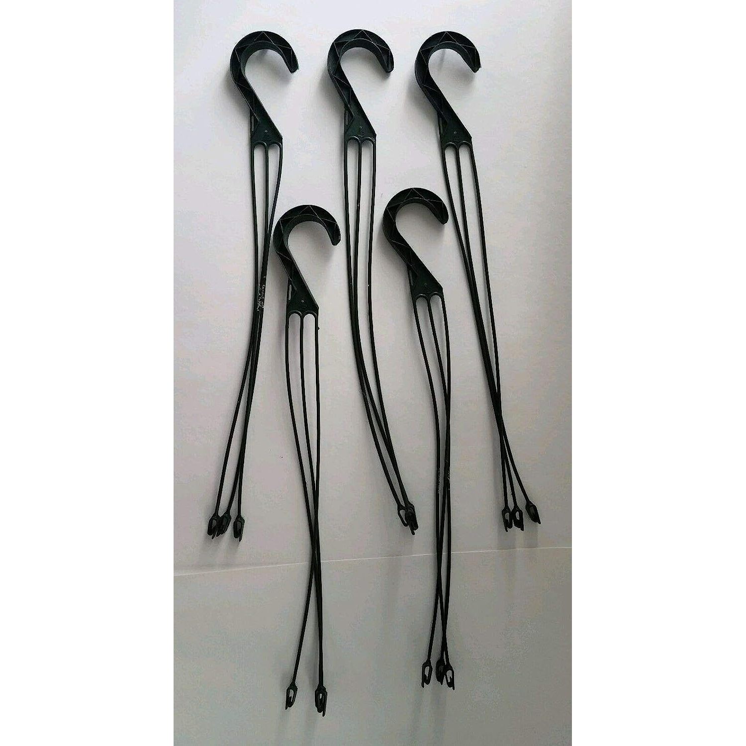 Green Replacement Plastic Hangers (Set of 5) for 10" Hanging Baskets (3