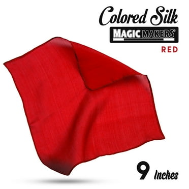 Magic Makers 9 Inch Magician's Silk - Red