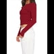 thumbnail image 2 of Suéter Corto de Punto con Botones y Larga Y2K para Mujer, Abierto Al Frente, Cárdigan de Punto, Cuello en V, Otoño Vino Tinto XL, 2 of 7