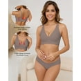 thumbnail image 3 of LWP No Underwire Soft Wireless Seamless Comfort Smoothing Wavy Bras for Women, 3 of 11