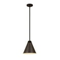 thumbnail image 1 of Z Lite 6011P12-BP Eaton Collection 1 Light Pendant, Bronze Plate, 1 of 1