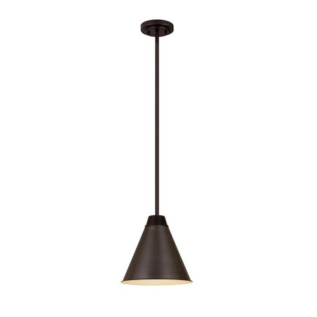 Z Lite 6011P12-BP Eaton Collection 1 Light Pendant, Bronze Plate