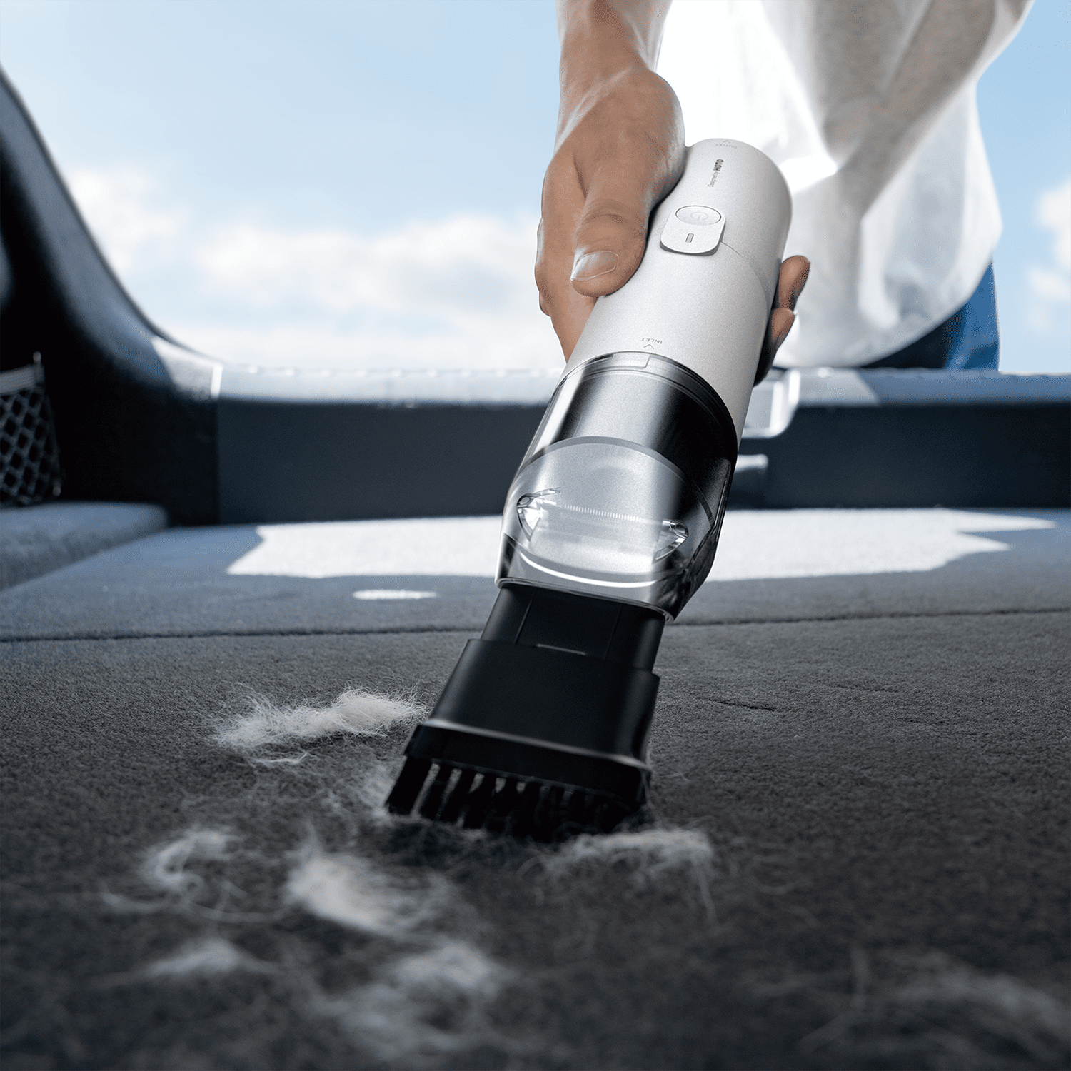 HOTO 4-in-1 Portable Cordless Handheld Vacuum Cleaner, Air Duster, Inflator & Sealer for Car, Computer Keyboard, Home & Office