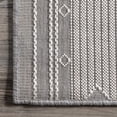 thumbnail image 4 of nuLOOM Leigh Ethnic Stripes Indoor/Outdoor Area Rug, 5' x 8', Leigh Light Grey, 4 of 5