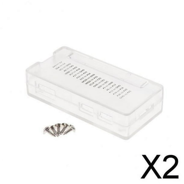Carcasa Protectora Transparente Baoblaze para Zero W y V1.3 2 Piezas