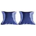 thumbnail image 2 of pstuiky Funda de almohada de seda sintética para el cabello y - Juego de 2 fundas de almohada de seda sintética con, 2 of 6