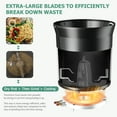 thumbnail image 5 of Puresky Upgraded Electric Composter for Kitchen, 4L Smart Countertop Composter Indoor Odorless with UV lamp and Replaceable Carbon Filter, Turn Food Waste and Scraps into Dry Compost Fertilizer, 5 of 7