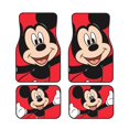 thumbnail image 1 of Cartoon Mickey Mouse And Minnie Mouse Car Floor Mats Universal Floor Mats for Cars Front Rear Car Foot Mats Cute Anime Pattern Car Accessories for Trucks, 1 of 5