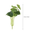 thumbnail image 2 of Houderco 8Ud Con Hojas De Loto Artificiales De Plástico Para Y Oficina Verde, 2 of 6