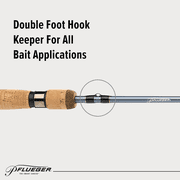 Pflueger President Spin Fishing Rod, 7' Medium