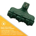 thumbnail image 5 of Woods 13270 Green Weatherproof 3-Outlet Adapter Suitable for Outdoor or Indoor Use, 5 of 9