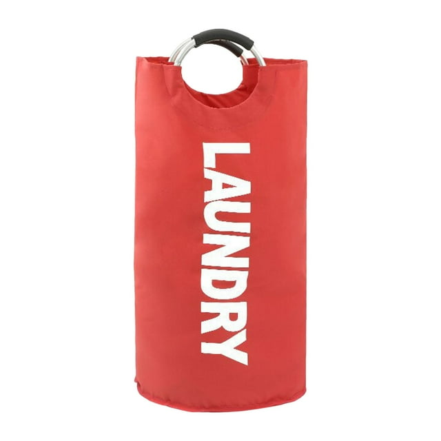 LPSSTORE Panier à Linge Pliable avec Poignée en Aluminium pour Salle de Bain et Chambre