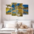 thumbnail image 2 of Elephant Stock Towering Aspen Forest Trees Wall Art - Horizontal Multi Panel Canvas - Living Room Wall Decor - Nature Multi Panel - Blue And Yellow Decor - 52" x 32", 2 of 8