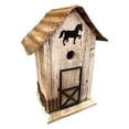 thumbnail image 1 of Casa para Pájaros Home Bazaar Summitville Establo de Madera Blanco, 1 of 1