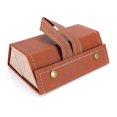thumbnail image 1 of Caja de almacenamiento para gafas, caja de almacenamiento para gafas con 3 ranuras, caja organizadora de almacenamiento para exhibición de gafas, gafas de sol de cuero Pu, 1 of 5