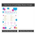 thumbnail image 4 of Gender Reveal Animal Match Game 25 Pack Baby Shower Guessing Activity Cards - Pink or Blue Boy Girl Theme - Printed Set 4X6 Size - Paper Clever Party, 4 of 7