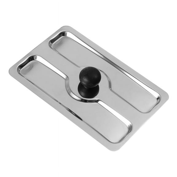 Toaster Cover Toaster Upper Cover Professional Toaster Glass Cake Dome Bread Machine Parts Loaf Pan Lid Appliance Parts,1 x pot lid,Silver