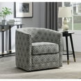 thumbnail image 7 of Wallace &amp; Bay Little Graphic Fabric Swivel Accent Chair, 7 of 7