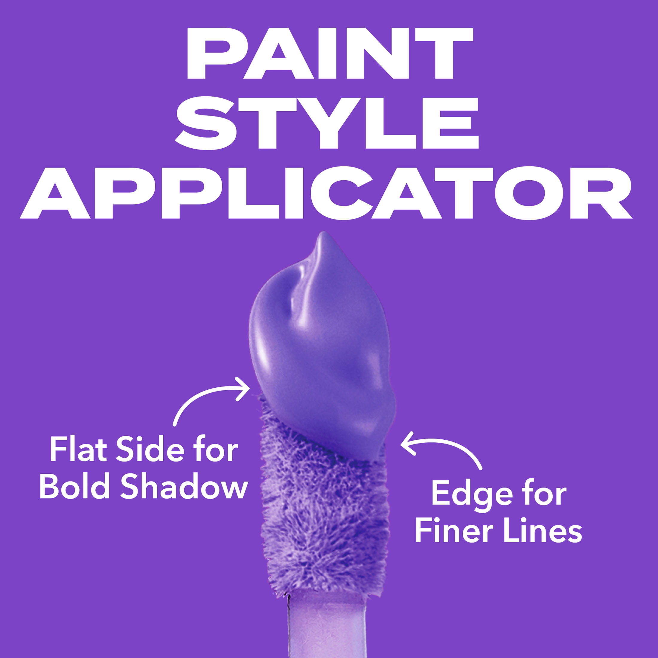 Hard Candy Moods Shadow Paint, Cream Eye Shadow & Shadow Primer, Matte Finish, Vibe, Bold Purple