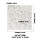 thumbnail image 3 of Fiudx Molde de Fondant con Forma de Botón, Material Flexible Apto para Uso Alimentario, Antiadherente, Reutilizable, Ideal para Decorar Pasteles y Dulces, Fácil de Limpiar, Herramienta Multiusos para, 3 of 6