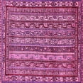 thumbnail image 1 of Ahgly Company Indoor Square Abstract Pink Modern Area Rugs, 8' Square, 1 of 4