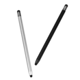 thumbnail image 4 of 2 Pcs Mobile Tablet Touch Capacitive Stylus Double Head Pen Tablets Screen Pens Black14.00X0.70X0.70, 4 of 6