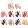 thumbnail image 4 of Pure Color Nail Sticker Soild Semi-Cured Gel Fench Gel Stickers Long-Lasting Sticker Nail Cover, 4 of 8