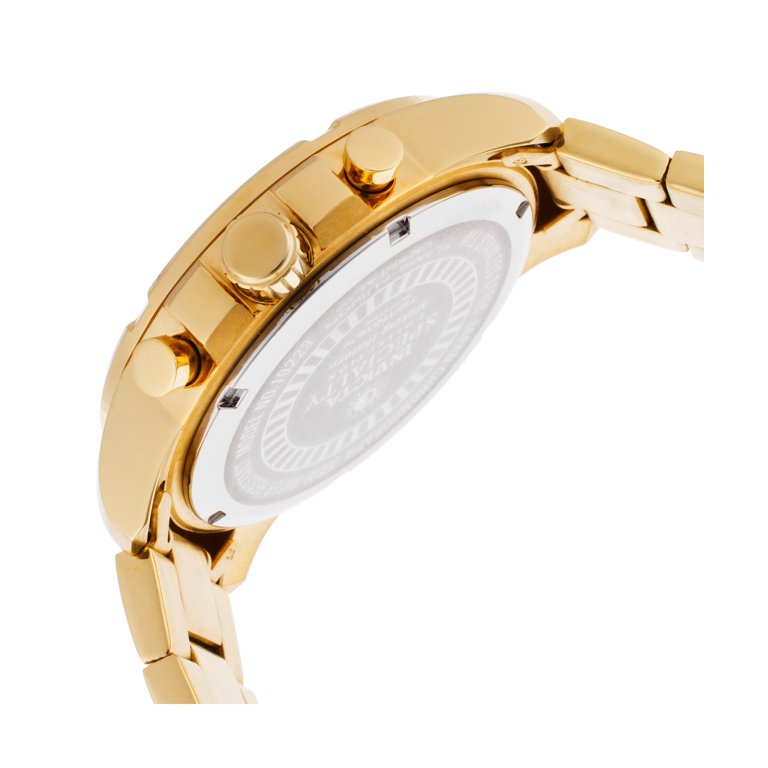 Invicta 19222 Men's Specialty Gold Dial Yellow Gold Plated Steel