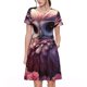 thumbnail image 1 of Disketp Cute Flower Owl para Vestido de Manga Corta para Mujeres, Vestidos de Verano para Mujeres, Casual y Holgado para la Playa, 1 of 6