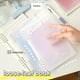 thumbnail image 4 of Cuaderno de hojas sueltas B5/A5, 60 hojas, carpeta forrada, juego de notas Kawaii, papelería coreana, suministros de oficina escolar, escritura para estudiantes, 4 of 5