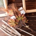 thumbnail image 2 of Artificial Fake Flowers Plants Silk Flower Arrangements Wedding Bouquets Decorations Plastic Floral Table Centerpieces for Home Kitchen Garden Party Décor (Autumn Brown), 2 of 13