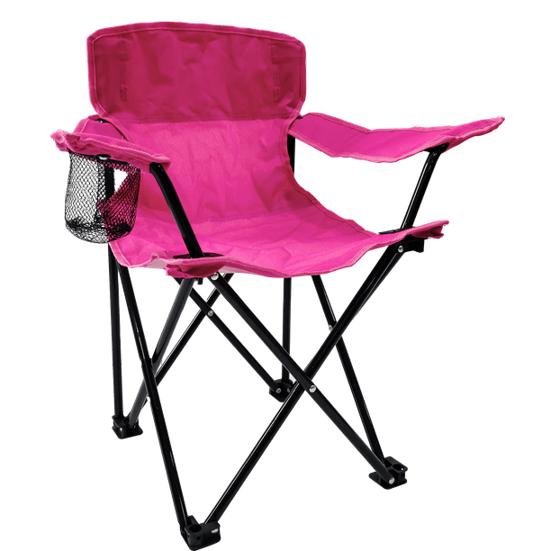 Kids Lawn Chair, Pink, Foldable Yard Furniture for Ages 3+ by Minnark