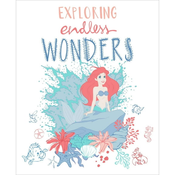 Disney Panel Little Mermaid Endless Wonders Fabric by The Yard