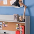 thumbnail image 4 of Martha Stewart Living and Learning Kids' Desk with Hutch and Chair - Gray, 4 of 7