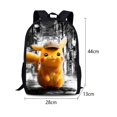 thumbnail image 4 of dinosaurio jurásico anime mochila infantil com lancheira 17in bolsa de estudiante bolsa de lápiz kit de mochila escolar temporada escolar, 4 of 4