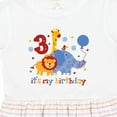 thumbnail image 4 of Inktastic Safari 3rd Birthday Girls Toddler Dress, 4 of 5
