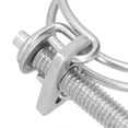 thumbnail image 2 of Colliers de serrage à double fil en acier inoxydable 201, anticorrosion, réglables, 16-19 mm, 2 of 3