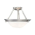 thumbnail image 2 of Volume Lighting Lunar 2-Light Brushed Nickel Interior Pendant, 2 of 3