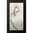 thumbnail image 2 of Koson, Ohara 11x18 Black Modern Framed Museum Art Print Titled - Japanese plague bird on branch, 2 of 5