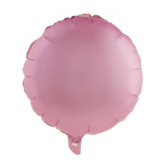Balloon-Foil-Circle-18"x18"-Matte Pnk