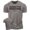 T-Shirt Warm Grey, variant on Adicto a Entrenar Workout Gym T-Shirt Funny Gym Shirt for Men Training Gym T-Shirt, Warm Grey, Small