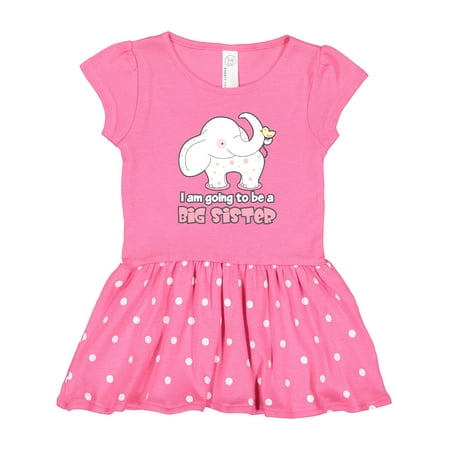 

Inktastic I Am Going to Be a Big Sister Gift Toddler Girl Dress