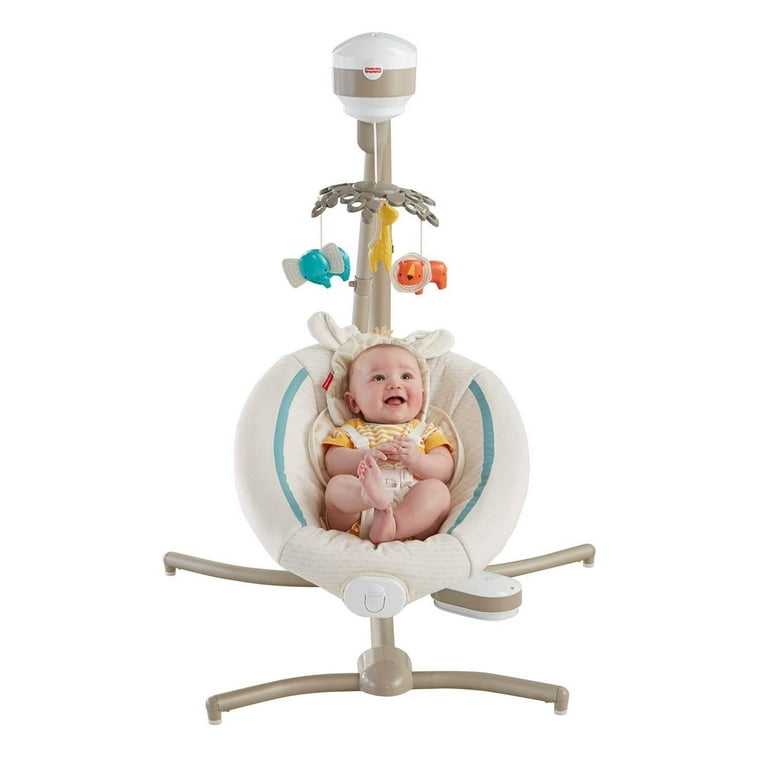 Fisher price soothing 2025 savanna cradle n swing