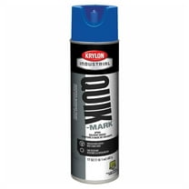 Krylon Quik-Mark 17Oz Flat Sheen Blue Inverted Marking Paint
